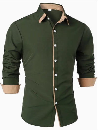 JORGE| Camisa corte ajustado, tejido ligero y comodo.