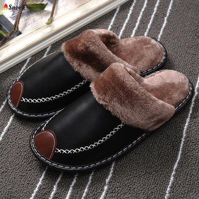 SNOOK® – PANTOFOLE TERMICHE IN PELLE