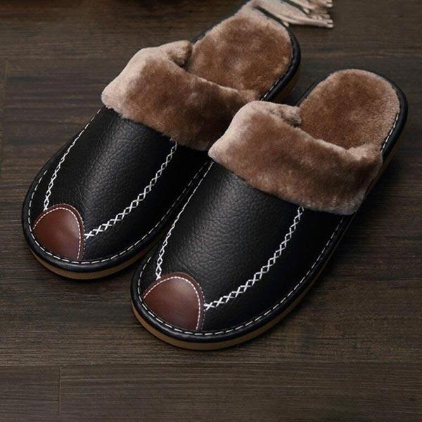 SNOOK® – PANTOFOLE TERMICHE IN PELLE