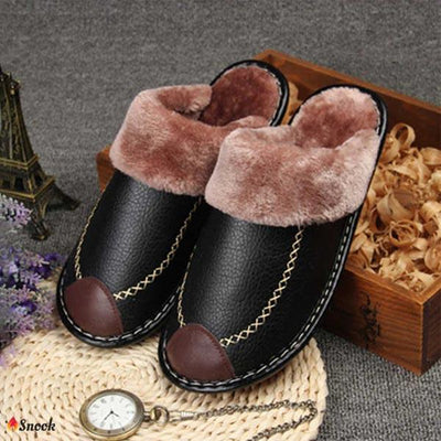 SNOOK® – PANTOFOLE TERMICHE IN PELLE