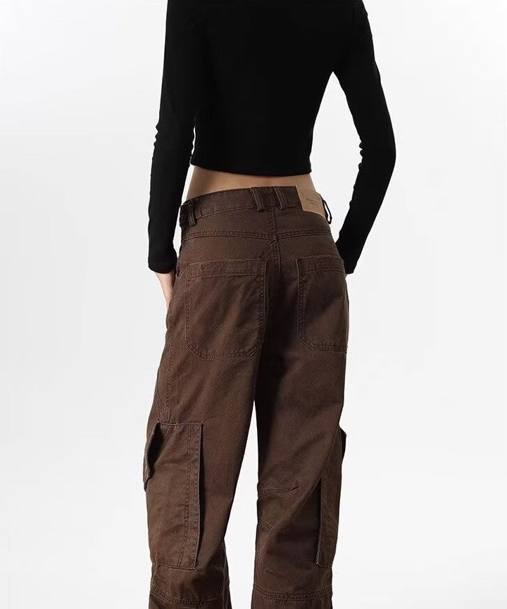 Pantalon ancho holgado.