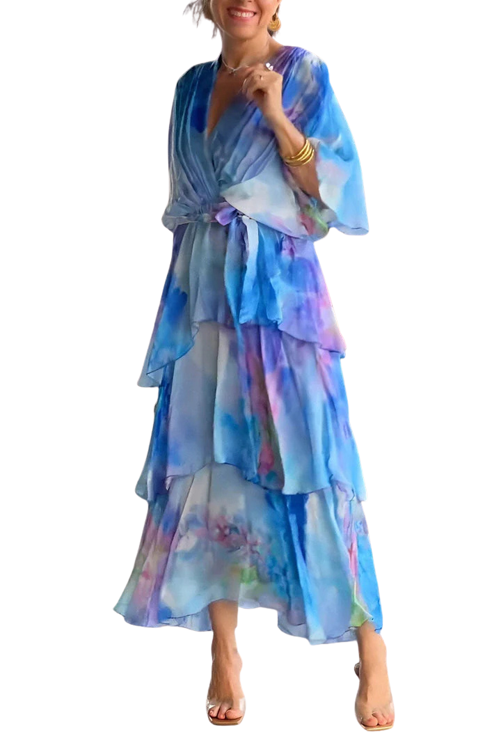 Cecilia™ | Elegante vestido de gasa.