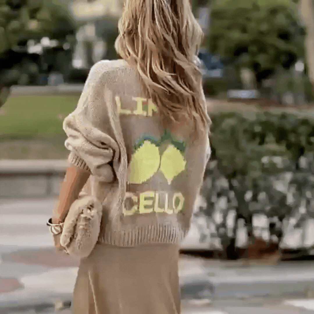JANA|Chaqueta de punto Limoncello 🍋🤎