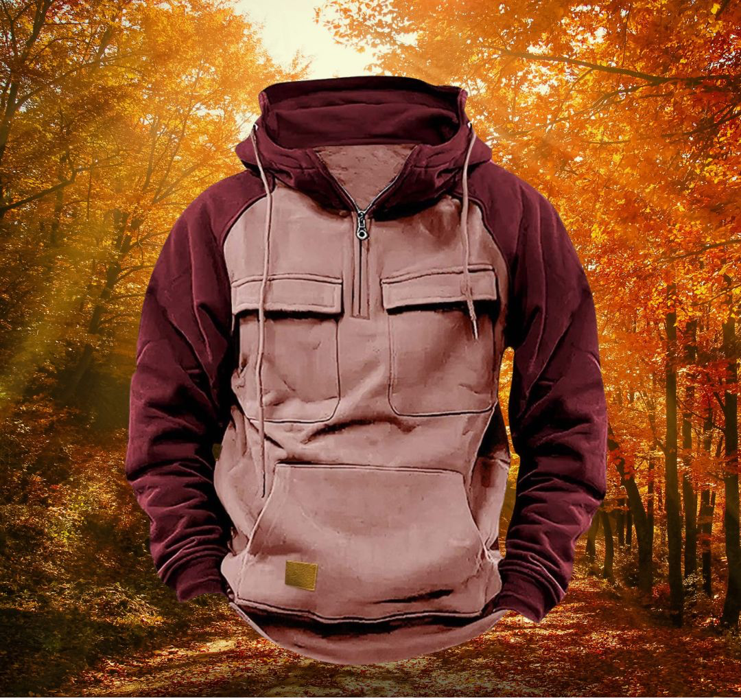 Sudadera con capucha multifuncional de invierno
