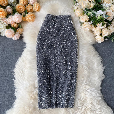 Lucia| falda brillanta