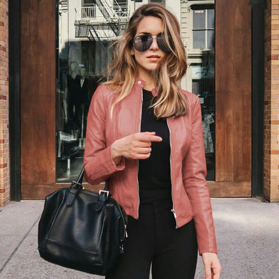 Julia - Eleva tu estilo con una chaqueta de cuero elegante