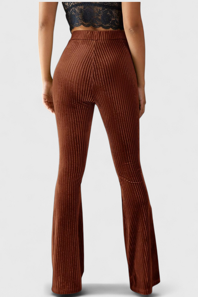 JANA| Pantalones Acampanados de Pana flexible