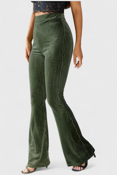 JANA| Pantalones Acampanados de Pana flexible