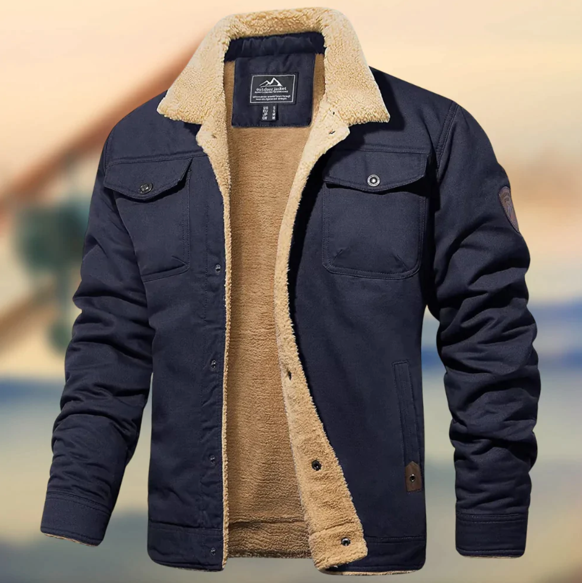 GINES| Chaqueta elegante con forro polar