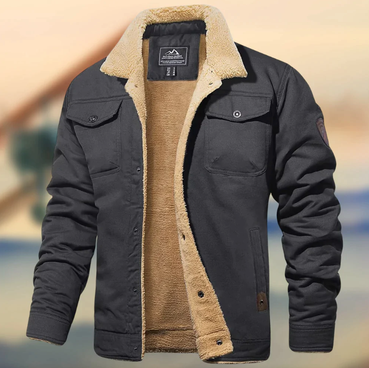 GINES| Chaqueta elegante con forro polar