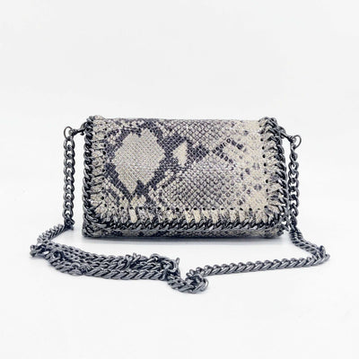 Bolso de piel con Cadenas