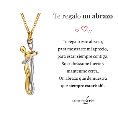 Collar Abrazo-Infinito® Dorado (con nota especial)