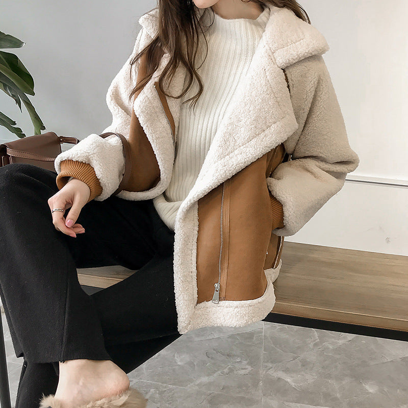MAVI| Elegante abrigo tipo osito, moderno  invernal