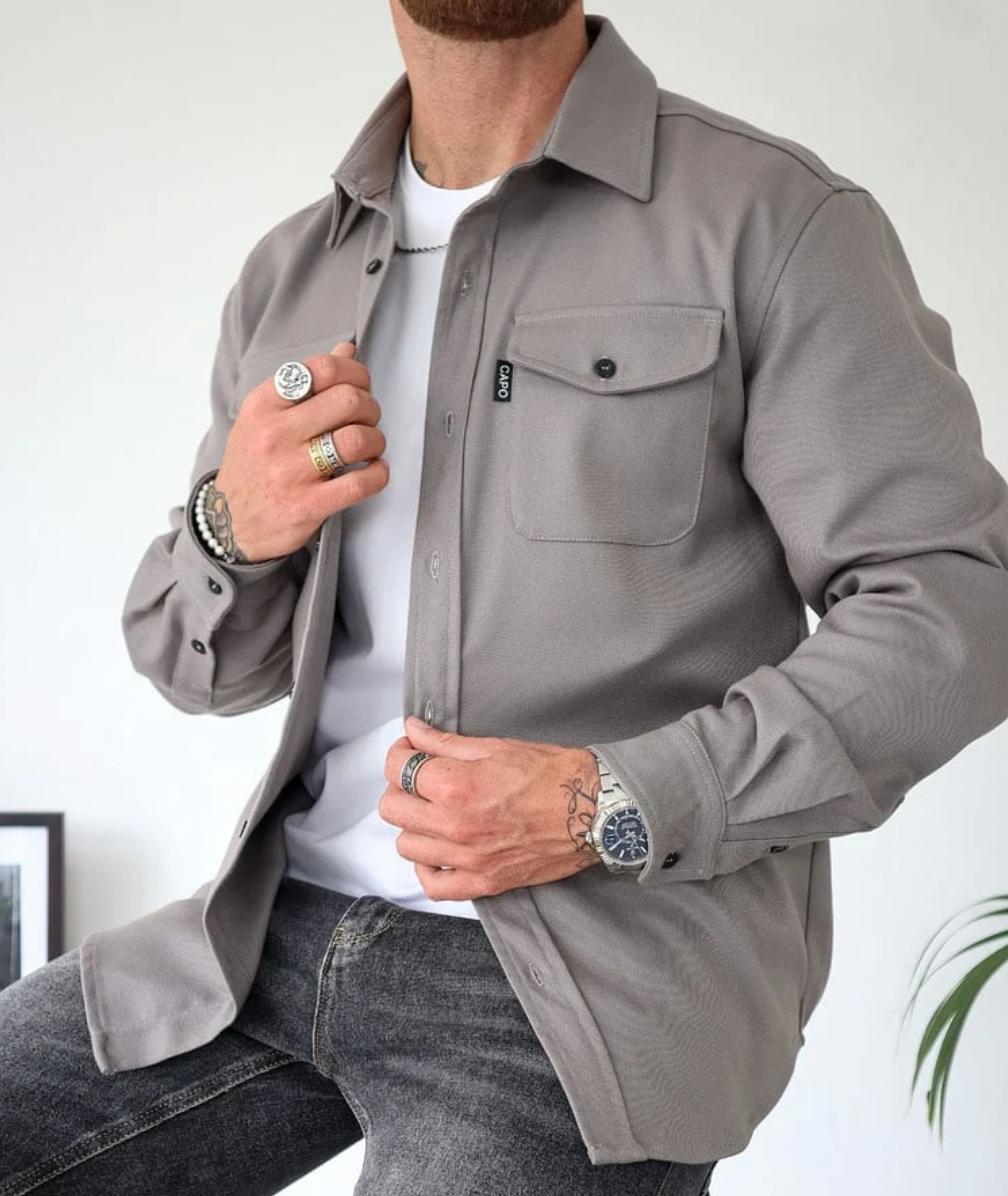 Kyque- Camisa Chaqueta Esencial