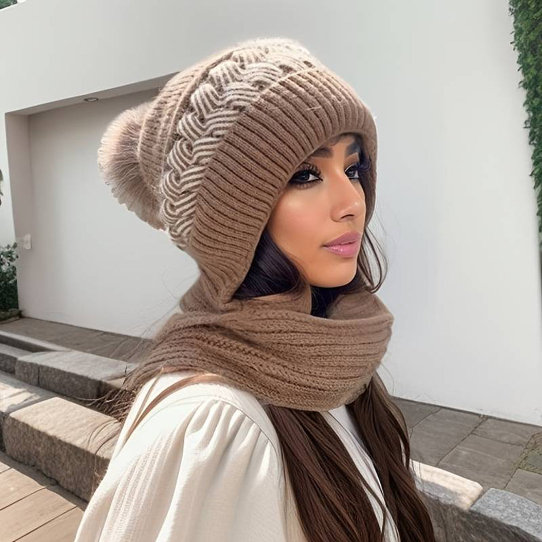 Set de gorro y bufanda para mujeres