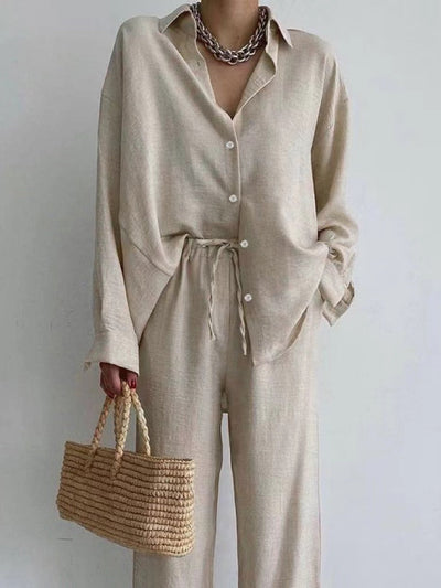 JANA| conjunto de lino, frescura y estilo