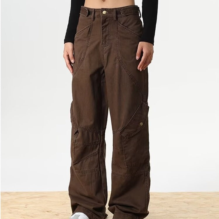Pantalon ancho holgado.