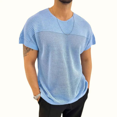 Marco Knit Mesh Short-Sleeved Tee
