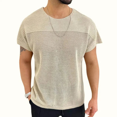 Marco Knit Mesh Short-Sleeved Tee