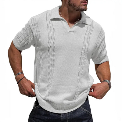 Polo de punto texturizado Marcus Milanese