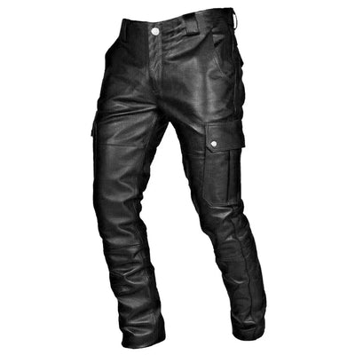 MARCOS | Pantalones de cuero, elegancia con un toque de rebeldia.
