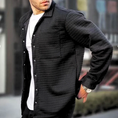 TONI| Chaqueta cómoda de manga larga con solapa