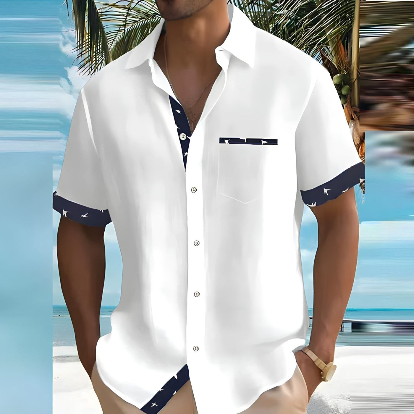 Raul– Camisa de Verano Smart-Casual