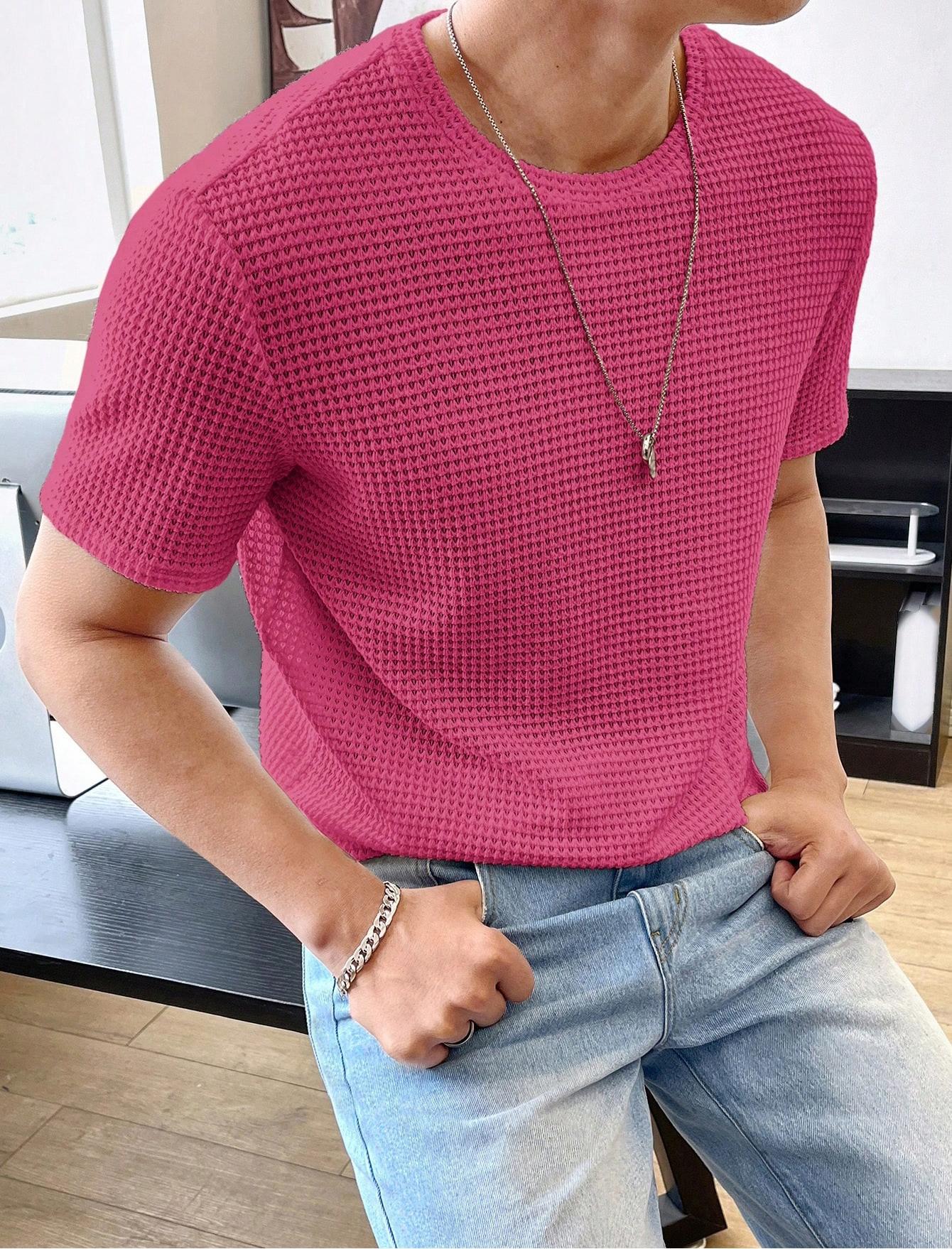 CARLOS| Camiseta casual holgada, tejido transpirable.