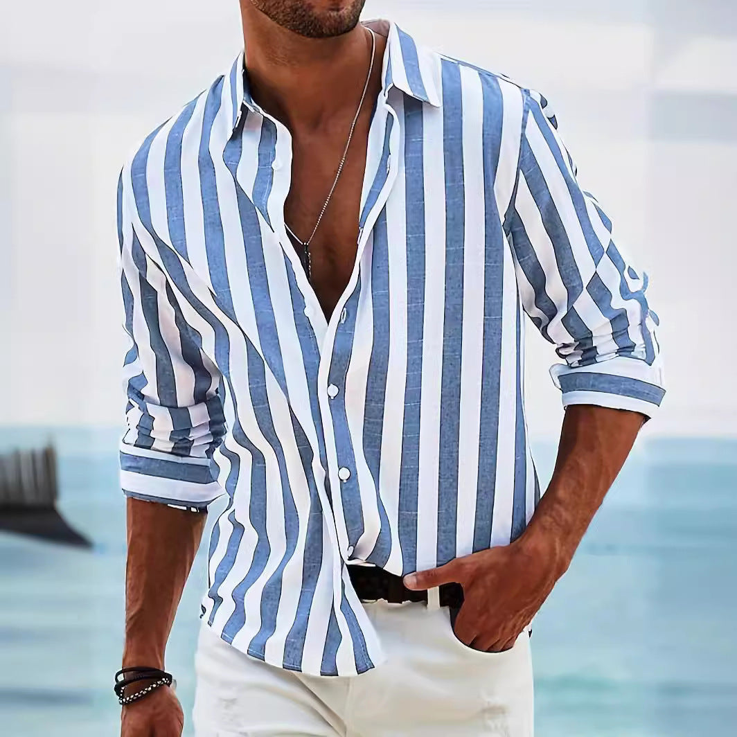 IVAN| Camisa de manga larga, casual y  holgada.