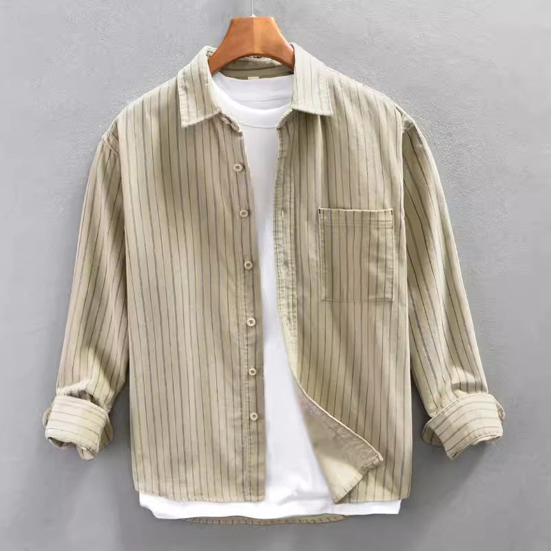 CARLOS| Camisa de rayas de manga larga