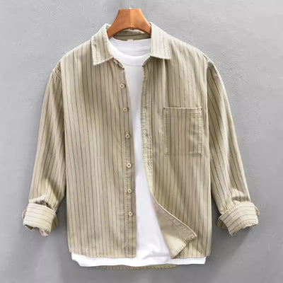 CARLOS| Camisa de rayas de manga larga