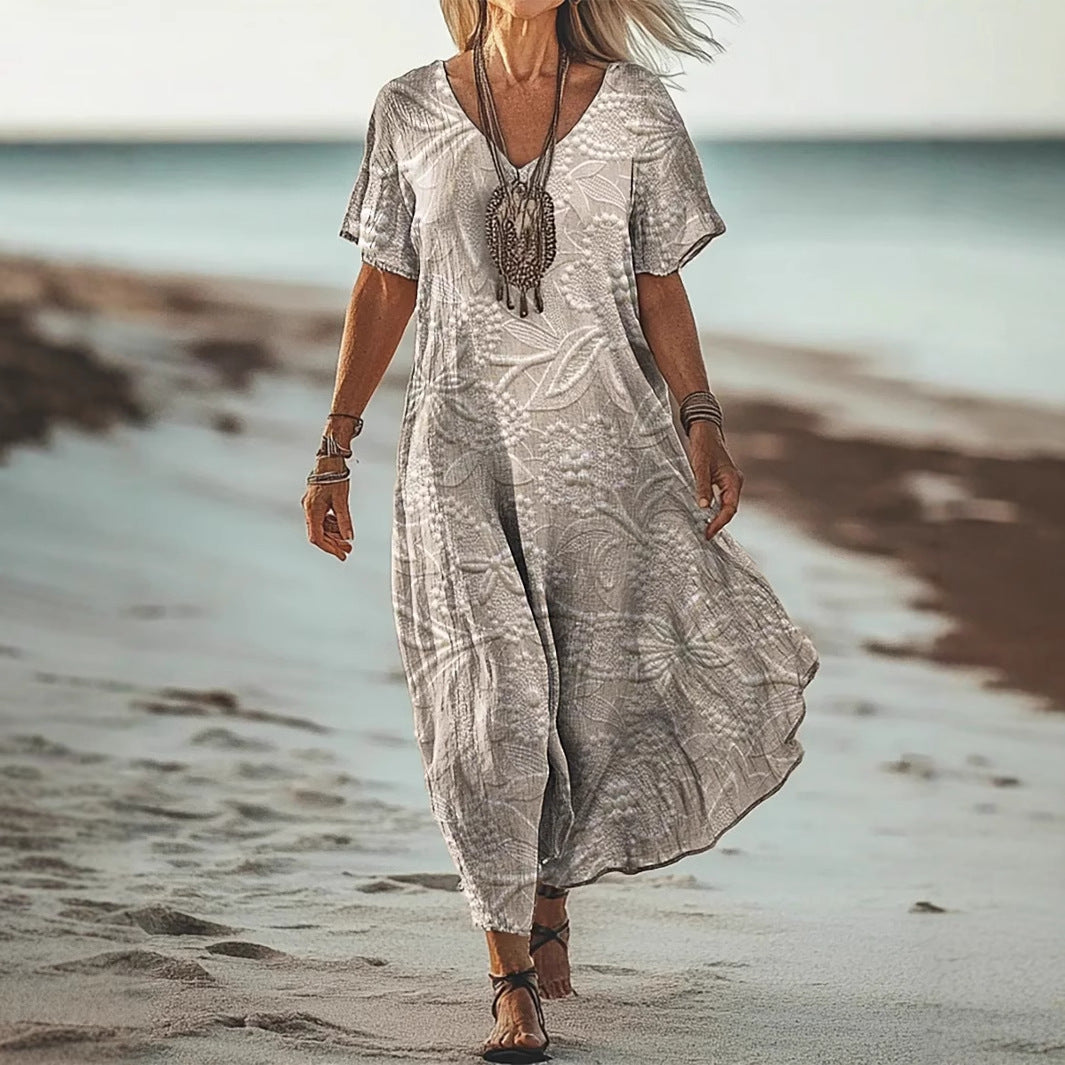 SILVIA| Vestido de mujer de largo medio
