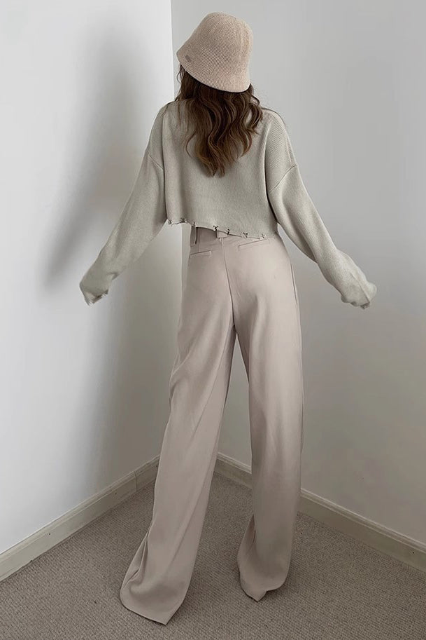 Pantalones Largos de pierna ancha.