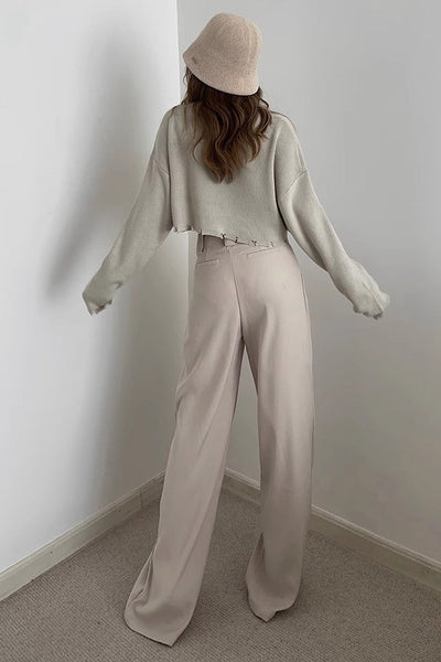 Pantalones Largos de pierna ancha.