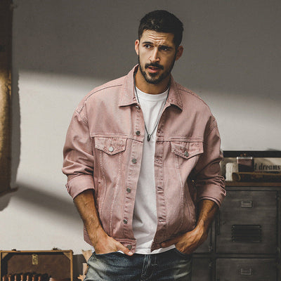 CARLOS| chaqueta vaquera estilo casual.