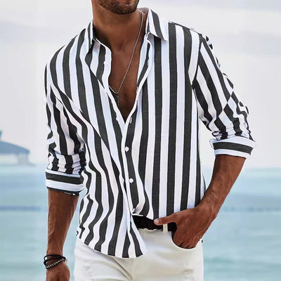 IVAN| Camisa de manga larga, casual y  holgada.