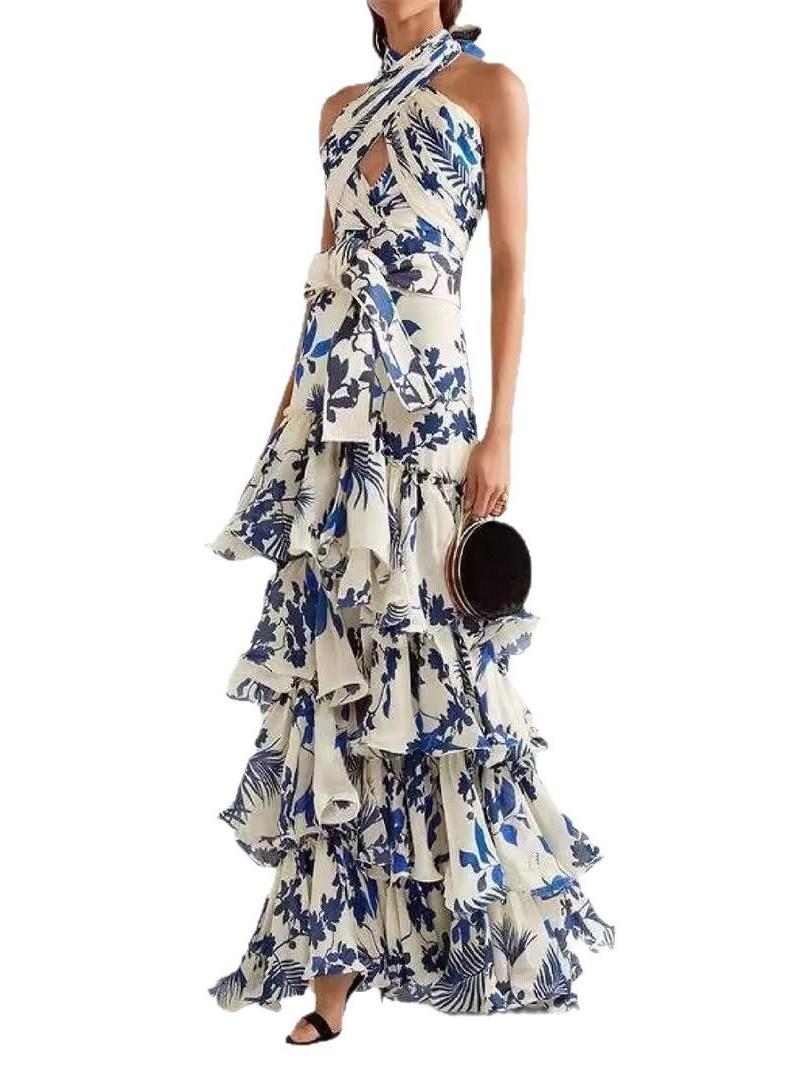 ANA| Vestido de fiesta bohemio.
