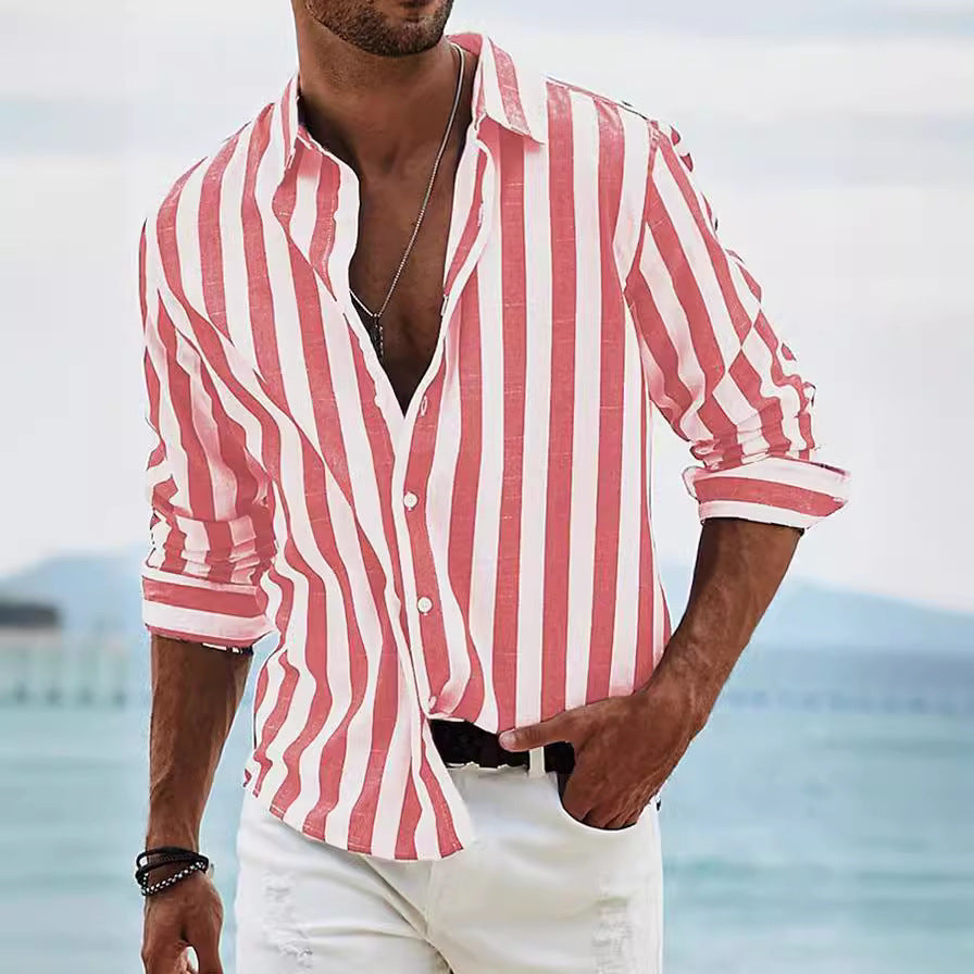 IVAN| Camisa de manga larga, casual y  holgada.