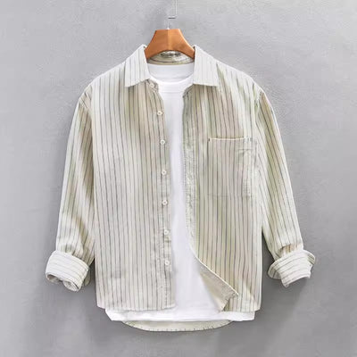 CARLOS| Camisa de rayas de manga larga
