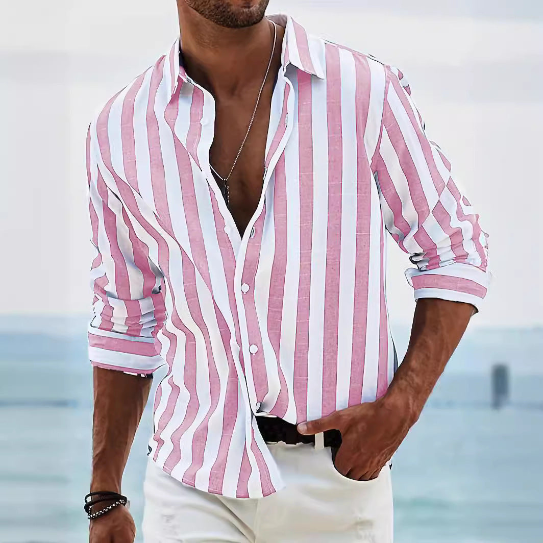 IVAN| Camisa de manga larga, casual y  holgada.