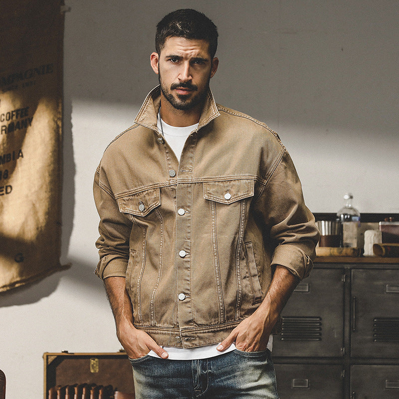 CARLOS| chaqueta vaquera estilo casual.