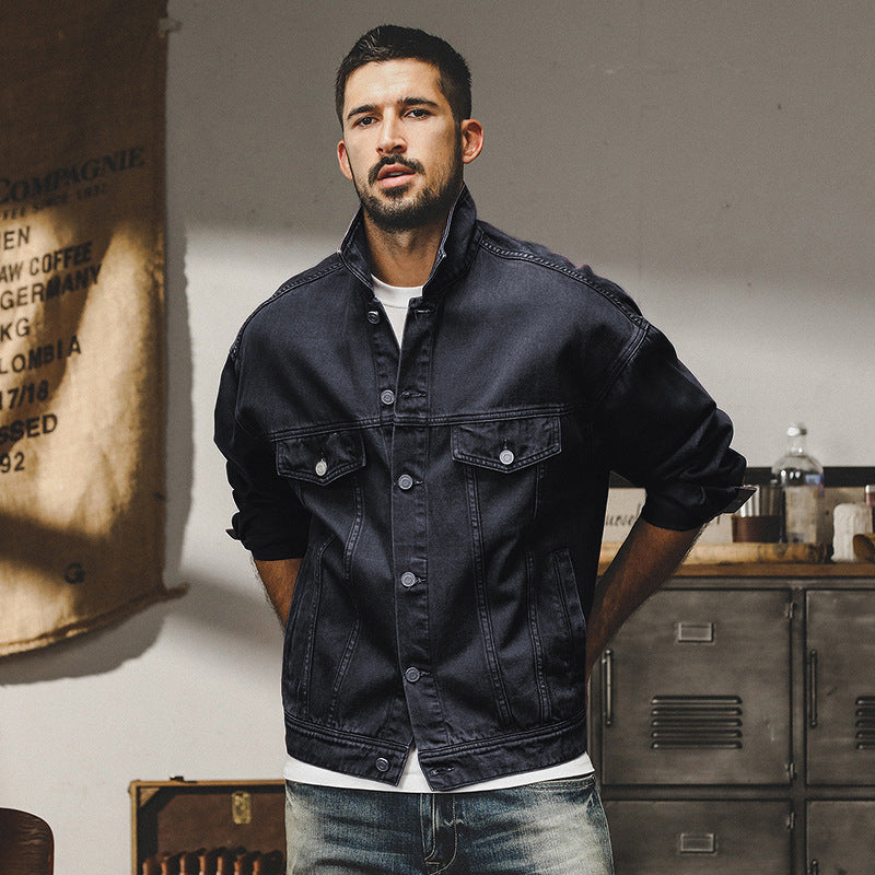 CARLOS| chaqueta vaquera estilo casual.