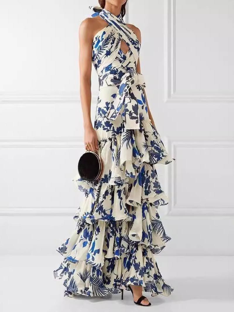 ANA| Vestido de fiesta bohemio.