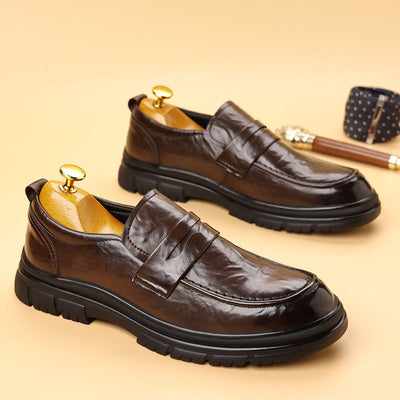 VICTOR| Mocasines de cuero para hombre –  Suela resistente y cómoda