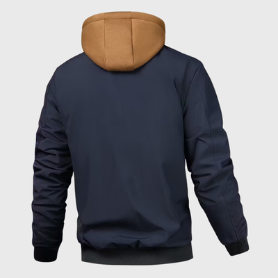 Chaqueta con capucha de la Fuerza Aérea con cremallera