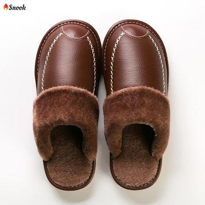 SNOOK® – PANTOFOLE TERMICHE IN PELLE