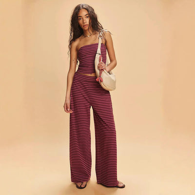 Corina | Conjunto de playa a rayas