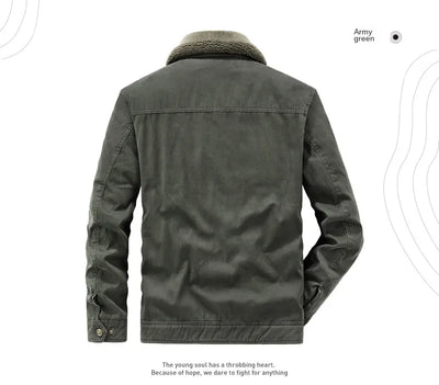 ANDRES| chaqueta militar, con acolchado termico.
