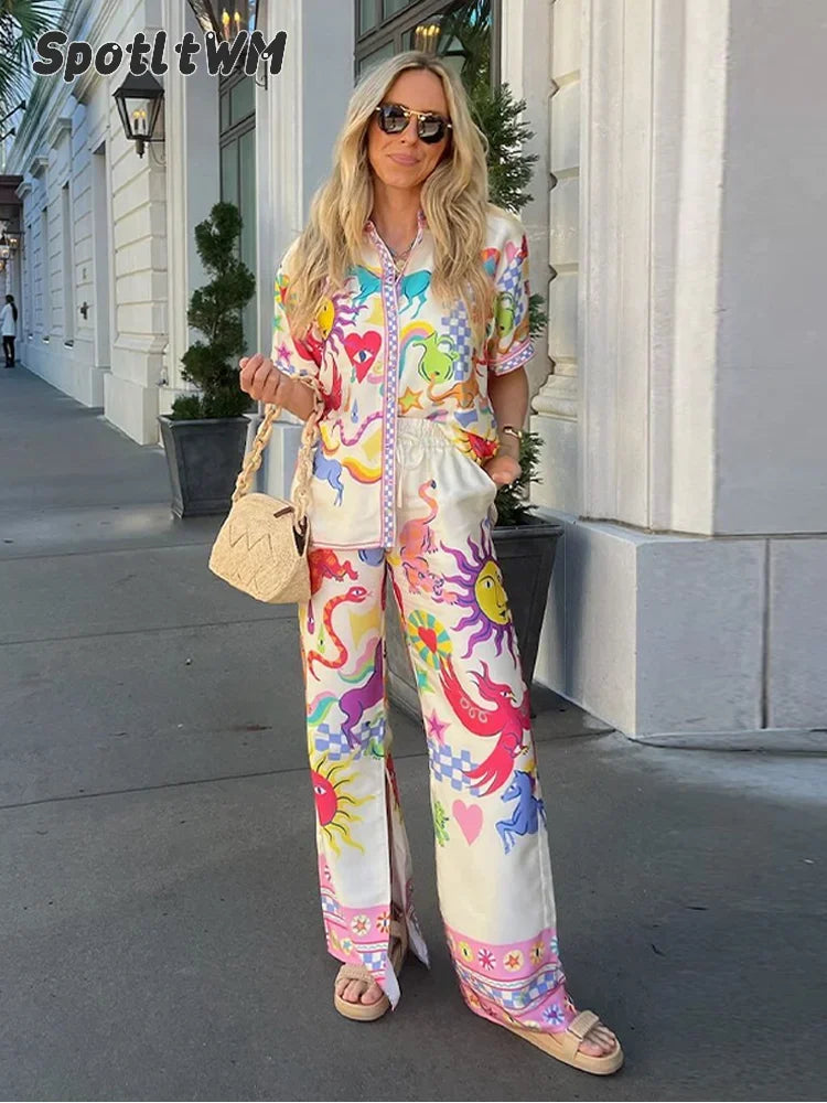 ANDREA| Conjunto Fashion Estampado