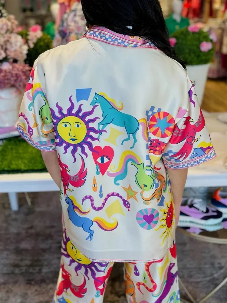 ANDREA| Conjunto Fashion Estampado